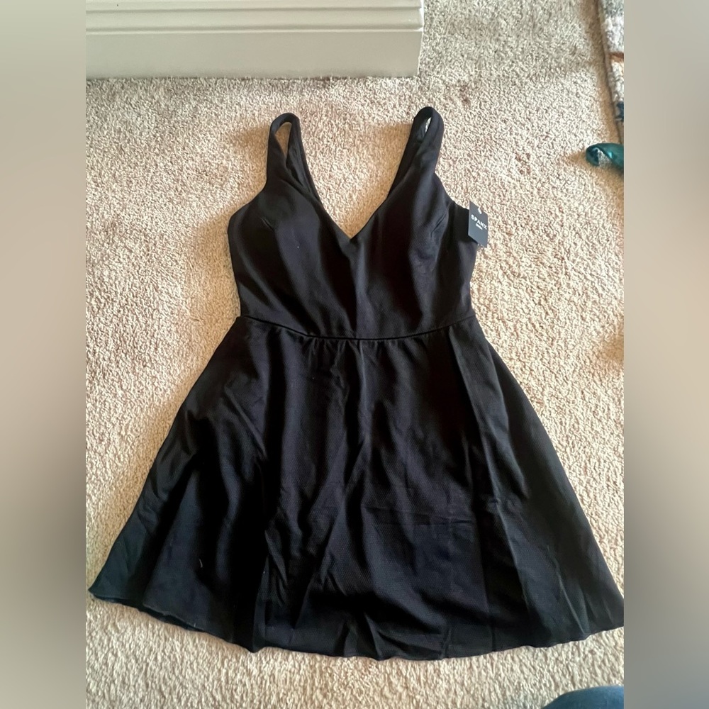 NWT SPANX Black Swim Mini Dress